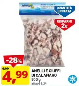 DPiù Anelli e ciuffi di calamaro offerta
