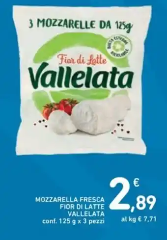 Spazio Conad Mozzarella fresca fior di latte vallelata offerta