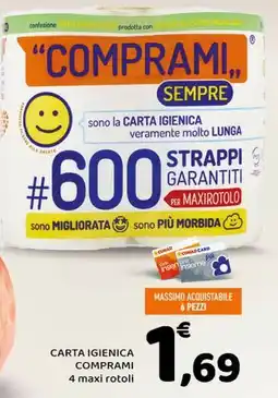Conad Superstore Carta igienica COMPRAMI offerta