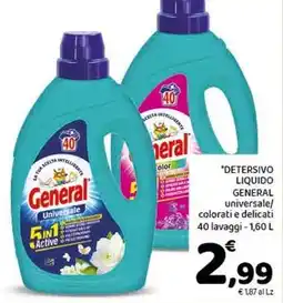 Conad Superstore Detersivo liquido GENERAL offerta