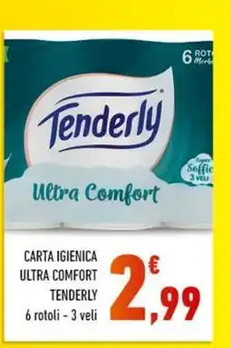 Conad Superstore Carta igienica ultra comfort TENDERLY offerta