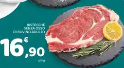 Conad Superstore Bistecche senza osso di bovino adulto offerta