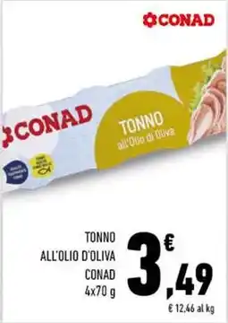 Conad Superstore Tonno all'olio d'oliva CONAD offerta
