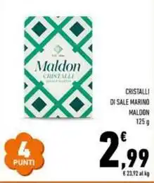 Conad Superstore Cristalli di sale marino MALDON offerta
