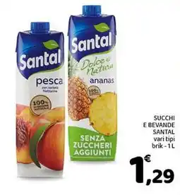 Conad Superstore Succhi e bevande SANTAL offerta