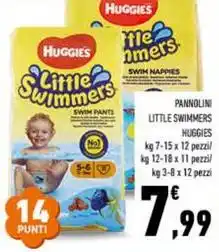 Conad Superstore Pannolini little swimmers HUGGIES offerta