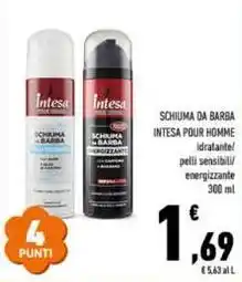 Conad Superstore Schiuma da barba intesa pour homme offerta
