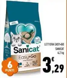 Conad Superstore Lettiera easy+go SANICAT offerta