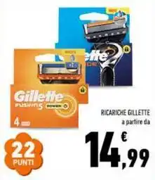 Conad Superstore Ricariche GILLETTE offerta
