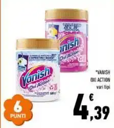 Conad Superstore Vanish oxi action vari tipi offerta