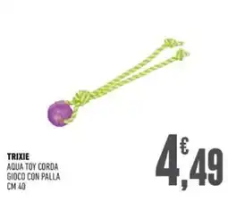 Ayoka Trixie aqua toy corda gioco con palla offerta