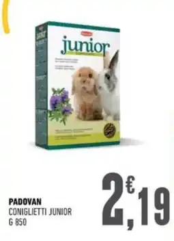 Ayoka Padovan coniglietti junior offerta
