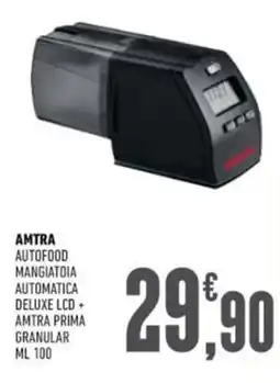 Ayoka Amtra autofood mangiatoia automatica deluxe lcd + amtra prima granular offerta