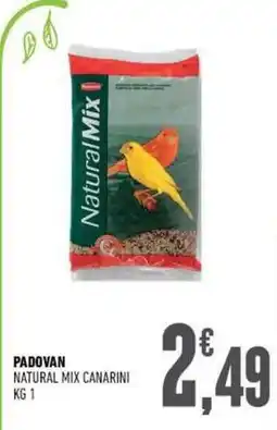 Ayoka Padovan natural mix canarini offerta