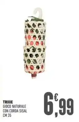 Ayoka Trixie gioco naturale con corda sisal offerta