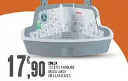 Ayoka Zolux toilette angolare grigia large offerta
