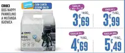 Ayoka Croci dog nappy pannolino a mutanda igienica offerta