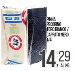 Cash pro Pinna pecorino toro bianco/ cappato nero 1/4 offerta