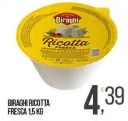 Cash pro Biraghi ricotta fresca offerta