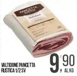 Cash pro Valtidone pancetta al kg rustica 1/2 sv offerta
