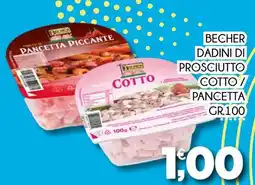 Enne Market Becher dadini di prosciutto cotto pancetta offerta