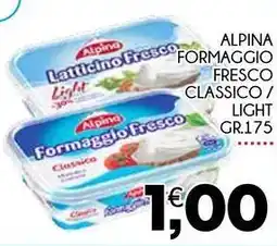 Enne Market Alpina formaggio fresco classico/ light offerta