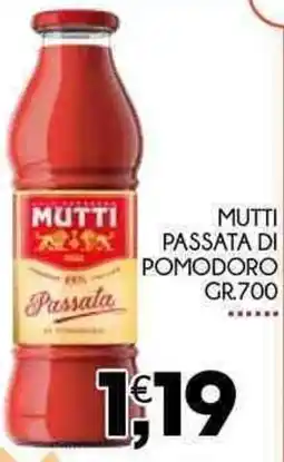 Enne Market Mutti passata di pomodoro offerta