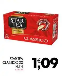 Enne Market Star tea classico 20 filtri offerta