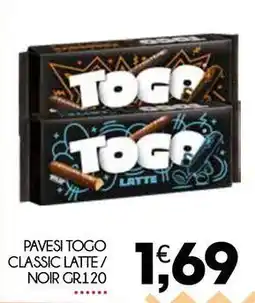 Pavesi togo classic latte/ noir
