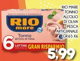 Enne Market Rio mare tonno all'olio di oliva pesca artigianale offerta
