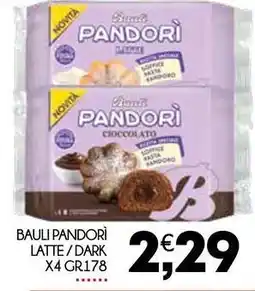 Bauli pandorì latte/dark x4