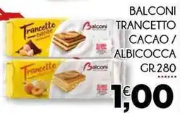 Enne Market Balconi trancetto cacao/ albicocca offerta