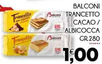 Enne Market Balconi trancetto cacao/ albicocca offerta