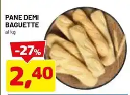 DPiù Pane demi baguette offerta