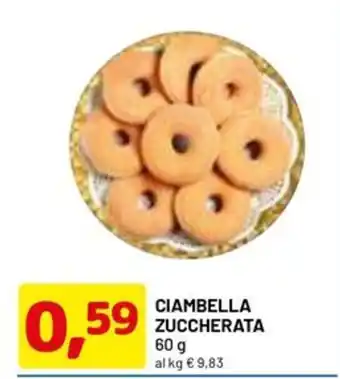 DPiù Ciambella zuccherata offerta