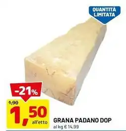 DPiù Grana padano DOP offerta