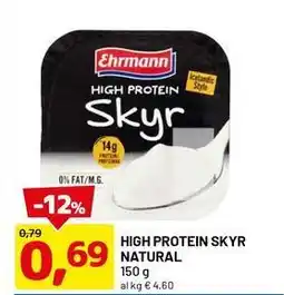DPiù High protein skyr natural offerta