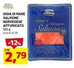 DPiù Gioia di mare salmone norvegese affumicato offerta