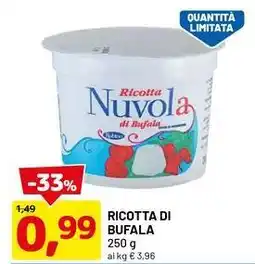 DPiù Ricotta di bufala offerta