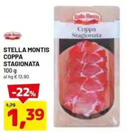 DPiù Stella montis coppa stagionata offerta
