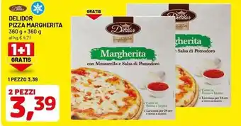 DPiù Delidor pizza margherita offerta