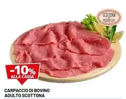 DPiù Carpaccio di bovino adulto scottona offerta