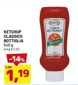 DPiù Ketchup classico bottiglia offerta