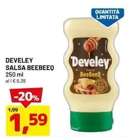 DPiù Develey salsa beebeeq offerta