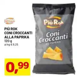 DPiù Più rok coni croccanti alla paprika offerta