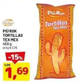 DPiù Più rok tortillas tex mex offerta