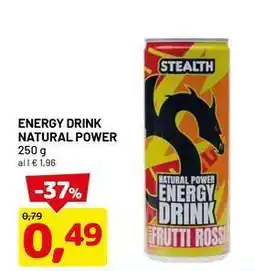 DPiù Energy drink natural power offerta