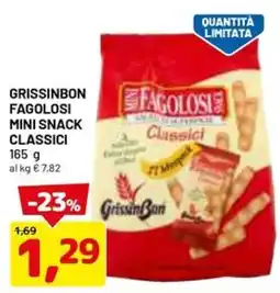 Grissinbon fagolosi mini snack classici