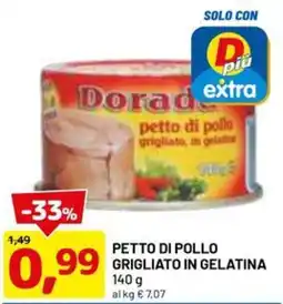 DPiù Petto di pollo grigliato in gelatina offerta