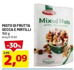 DPiù Misto di frutta secca e mirtilli offerta